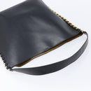 Stella McCartney Flame Diamond Cut Chain Tote Bag Black Gold Silver Auth SW2912A-8