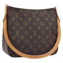LOUIS VUITTON Monogram Looping MM Shoulder Bag M51146 LV Auth SW2914V-1