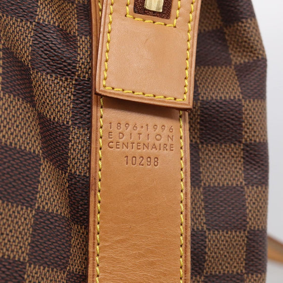 LOUIS VUITTON Damier Ebene Colombine Bag 100th anniversary N99037 Auth SW2915V