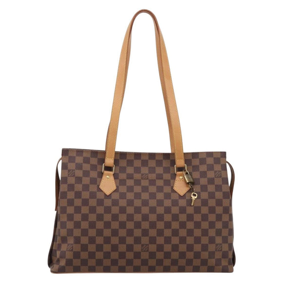 LOUIS VUITTON Damier Ebene Colombine Bag 100th anniversary N99037 Auth SW2915V