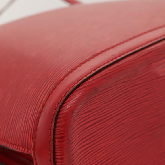 LOUIS VUITTON Epi Lussac Shoulder Bag Red M52287 LV Auth sw322