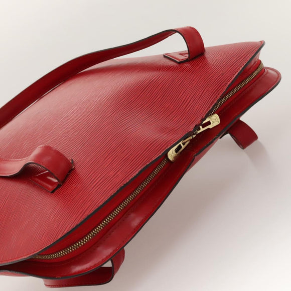 LOUIS VUITTON Epi Lussac Shoulder Bag Red M52287 LV Auth sw322