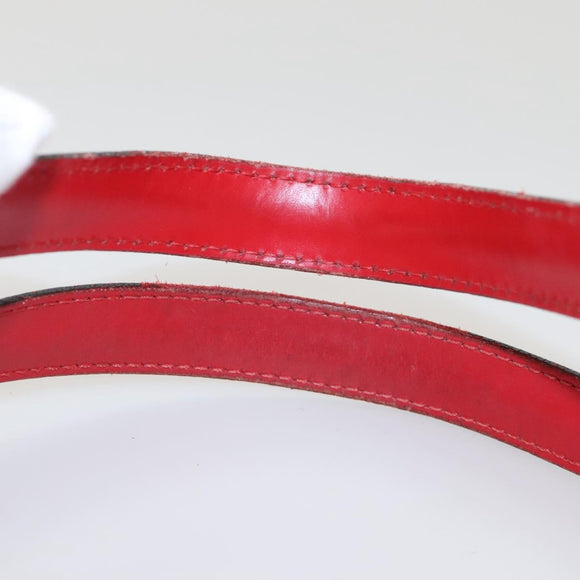 LOUIS VUITTON Epi Lussac Shoulder Bag Red M52287 LV Auth sw322