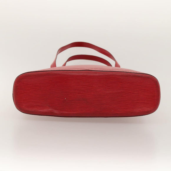 LOUIS VUITTON Epi Lussac Shoulder Bag Red M52287 LV Auth sw322