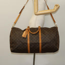 LOUIS VUITTON Monogram Keepall Bandouliere 60 Boston Bag M41412 LV Auth sw329-23