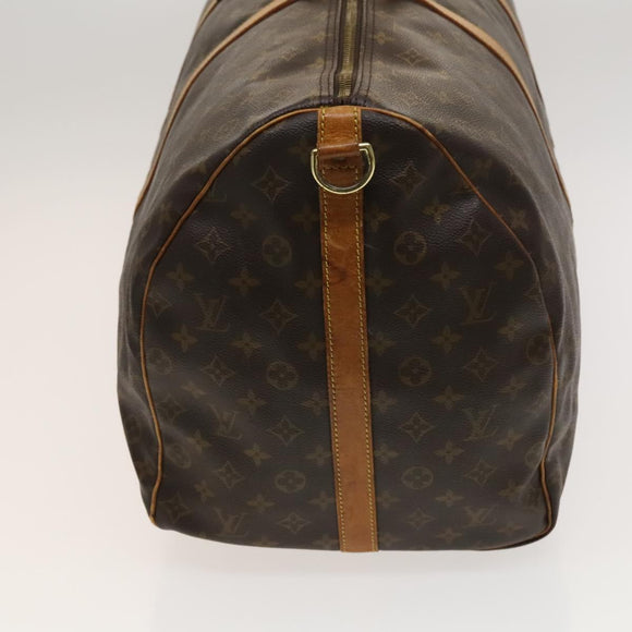 LOUIS VUITTON Monogram Keepall Bandouliere 60 Boston Bag M41412 LV Auth sw329