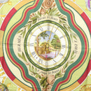 HERMES Carre 90 Scarf ""Parmi les fleurs je compte les heures"" Silk Auth sw335-6