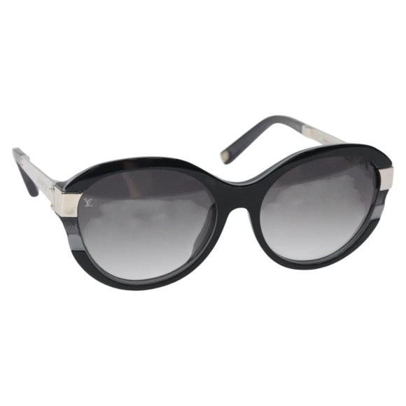 LOUIS VUITTON Petite Spencer Cat Eye Sunglasses plastic Black Z0489E Auth sw370