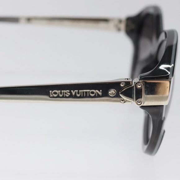 LOUIS VUITTON Petite Spencer Cat Eye Sunglasses plastic Black Z0489E Auth sw370