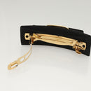 Salvatore Ferragamo Valletta Cotton 2Set Black Gold Auth sw374-4