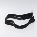 Salvatore Ferragamo Vala Belt Canvas 28.7"" Black Auth sw378-5