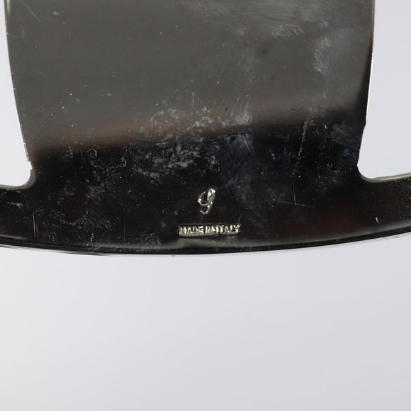 Salvatore Ferragamo Vala Belt Canvas 28.7"" Black Auth sw378