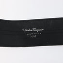 Salvatore Ferragamo Vala Belt Canvas 28.7"" Black Auth sw378-9
