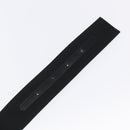 Salvatore Ferragamo Vala Belt Canvas 37.4"" Black Auth sw379-10