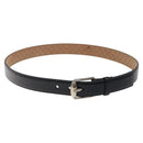 GUCCI Belt Leather Outlet 39.4"" Black 201766 Auth sw382-1