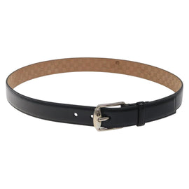 GUCCI Belt Leather Outlet 39.4"" Black 201766 Auth sw382