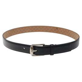 GUCCI Belt Leather Outlet 39.4"" Black 201766 Auth sw382 - 0