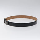 GUCCI Belt Leather Outlet 39.4"" Black 201766 Auth sw382-4
