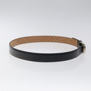 GUCCI Belt Leather Outlet 39.4"" Black 201766 Auth sw382-5