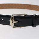 GUCCI Belt Leather Outlet 39.4"" Black 201766 Auth sw382-6