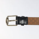 GUCCI Belt Leather Outlet 39.4"" Black 201766 Auth sw382-8