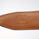 GUCCI Belt Leather 31.5"" Brown Auth sw383-12