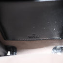 GUCCI GG Supreme Phone Holder Shoulder Bag PVC Black Silver 724357 Auth sw385M-25
