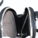 GUCCI GG Supreme Phone Holder Shoulder Bag PVC Black Silver 724357 Auth sw385AM-27