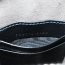 GUCCI GG Supreme Phone Holder Shoulder Bag PVC Black Silver 724357 Auth sw385M-11