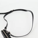 GUCCI GG Supreme Phone Holder Shoulder Bag PVC Black Silver 724357 Auth sw385AM-14