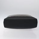 GOYARD Herringbone Zizalban Document Case PVC Leather Black Silver Auth sw388SM-9