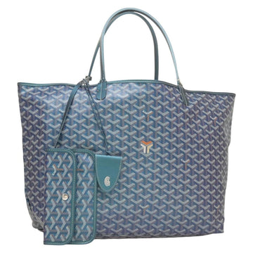 GOYARD Herringbone Saint Louis GM Tote Bag PVC Blue Auth sw389SM