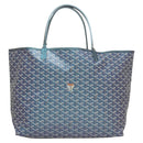 GOYARD Herringbone Saint Louis GM Tote Bag PVC Blue Auth sw389SM-13