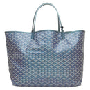 GOYARD Herringbone Saint Louis GM Tote Bag PVC Blue Auth sw389SM-2