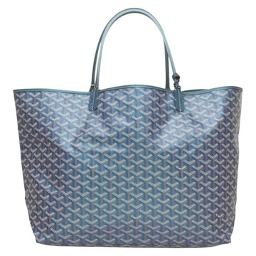 GOYARD Herringbone Saint Louis GM Tote Bag PVC Blue Auth sw389SM - 0