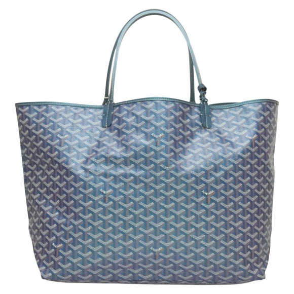 GOYARD Herringbone Saint Louis GM Tote Bag PVC Blue Auth sw389SM