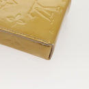 LOUIS VUITTON Monogram Vernis Green Cigarette Case Beige M91048 LV Auth sw408-15