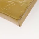 LOUIS VUITTON Monogram Vernis Green Cigarette Case Beige M91048 LV Auth sw408-16