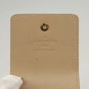 LOUIS VUITTON Monogram Vernis Green Cigarette Case Beige M91048 LV Auth sw408-18