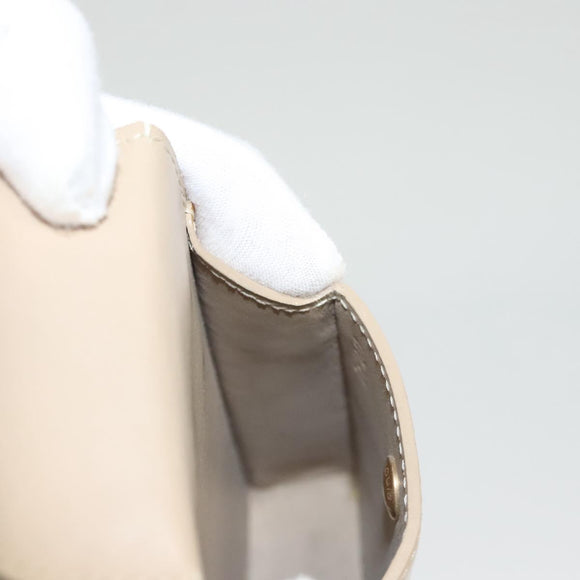 LOUIS VUITTON Monogram Vernis Green Cigarette Case Beige M91048 LV Auth sw408