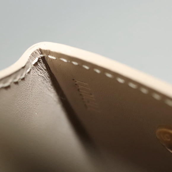 LOUIS VUITTON Monogram Vernis Green Cigarette Case Beige M91048 LV Auth sw408