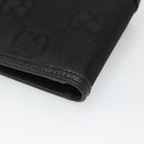 GUCCI GG Canvas Off The Grid Bifold Wallet Black Beige 625574 Auth sw410-15