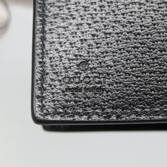 GUCCI GG Canvas Off The Grid Bifold Wallet Black Beige 625574 Auth sw410