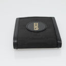 GUCCI GG Canvas Off The Grid Bifold Wallet Black Beige 625574 Auth sw410-4