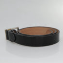 FENDI Belt Leather 41.3"" Black Auth sw412-4