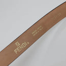 FENDI Belt Leather 41.3"" Black Auth sw412-7