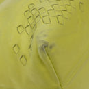 BOTTEGA VENETA Hand Bag Leather Yellow 131673 Auth sw416-15