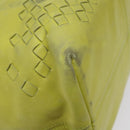 BOTTEGA VENETA Hand Bag Leather Yellow 131673 Auth sw416-9