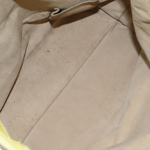 BOTTEGA VENETA Hand Bag Leather Yellow 131673 Auth sw416