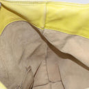 BOTTEGA VENETA Hand Bag Leather Yellow 131673 Auth sw416-18